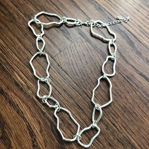 Avon necklace silver tone